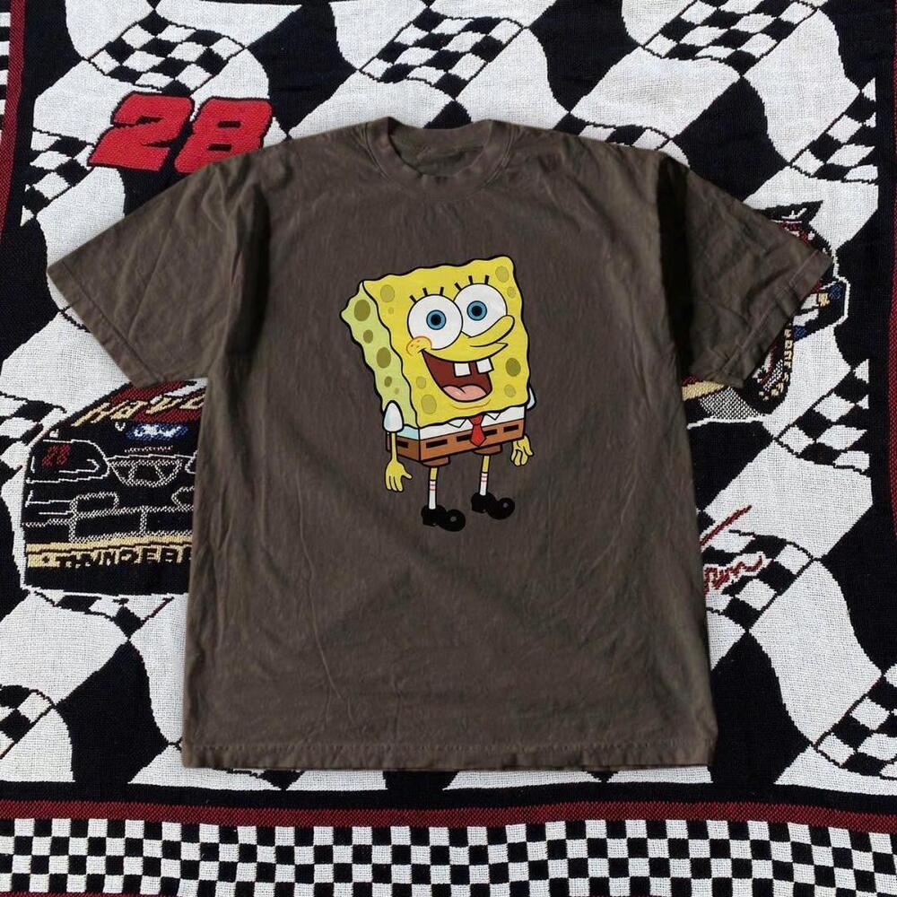 Brown Spongebob Squarepants Graphic Tee 1